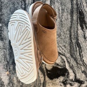 UGG Tan Suede Mules
